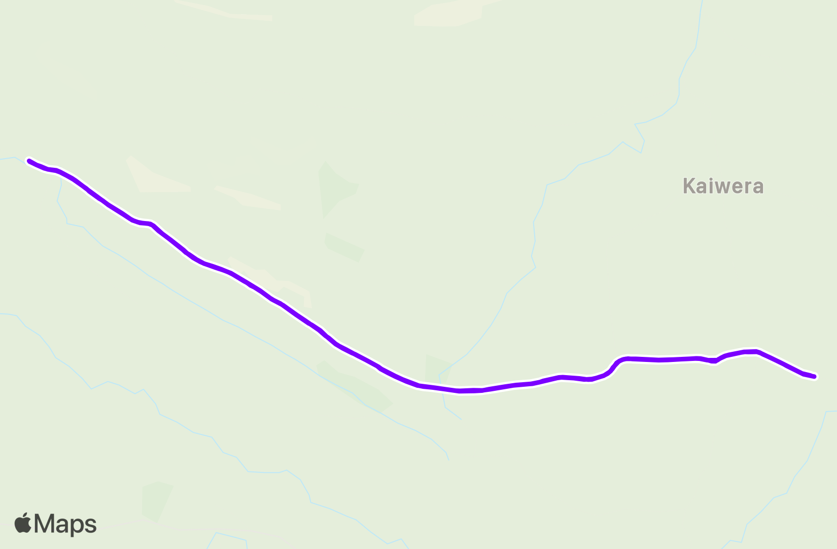 Run route map