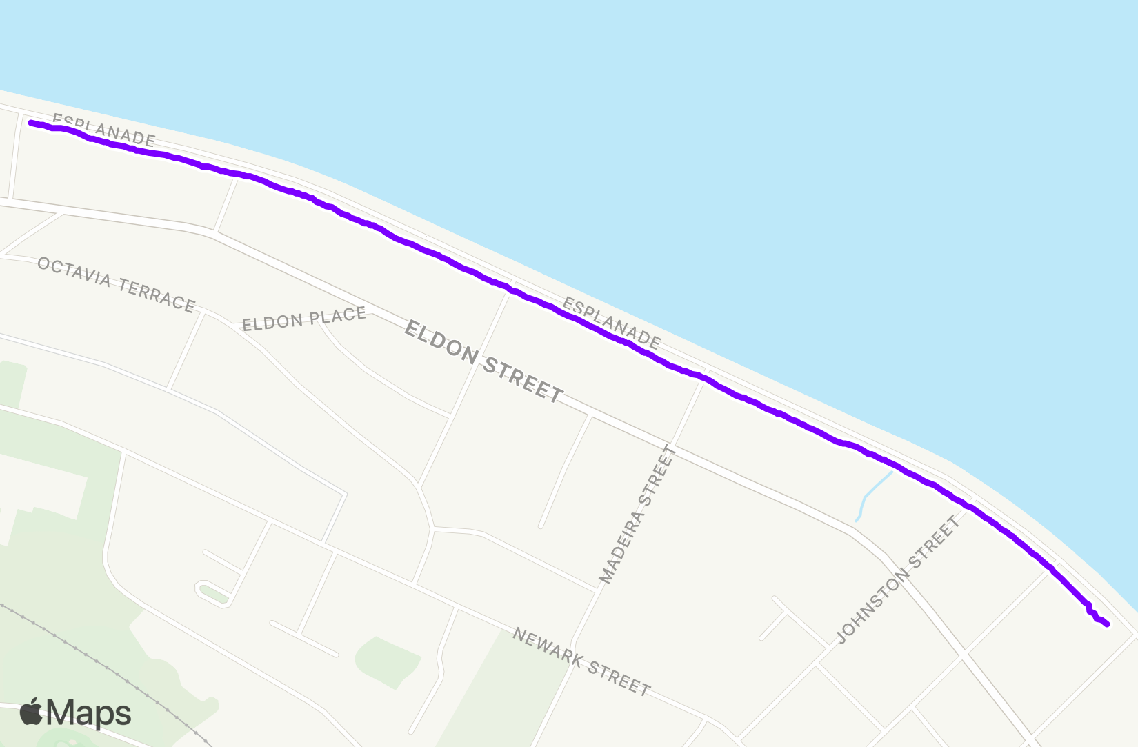 Run route map