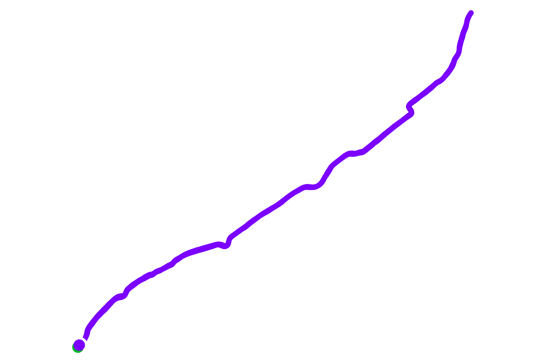 Run route map