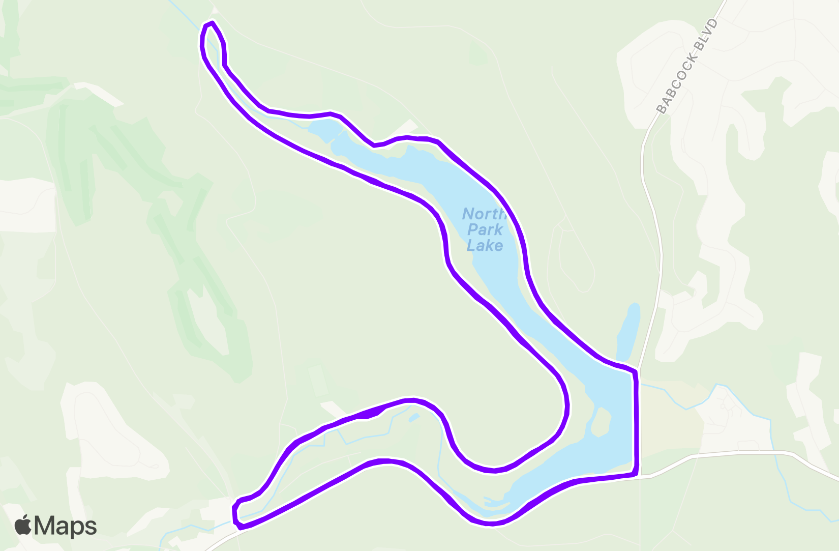 Run route map