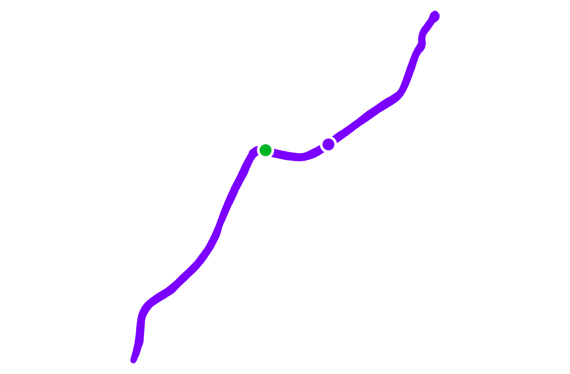Run route map
