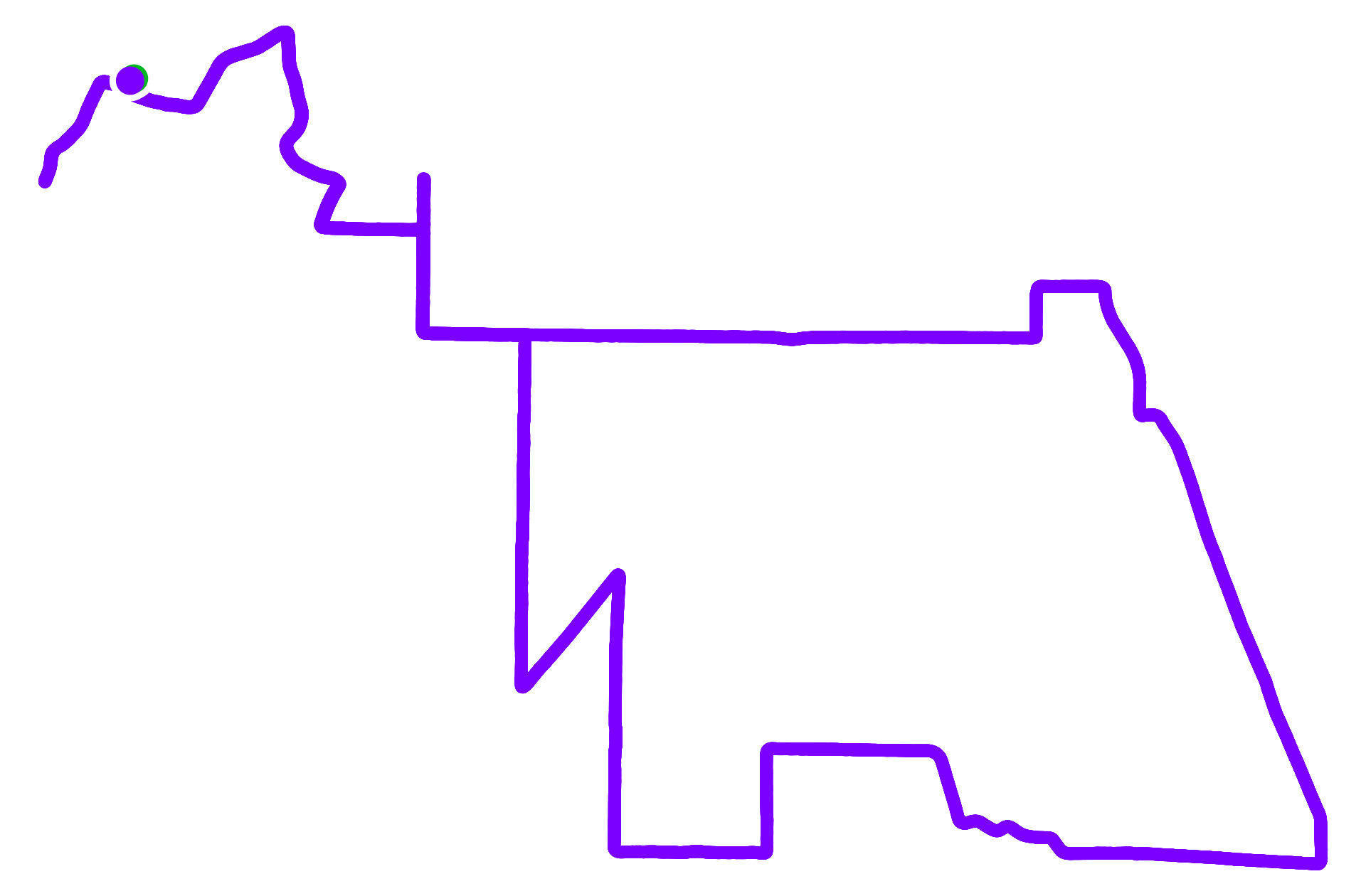 Run route map