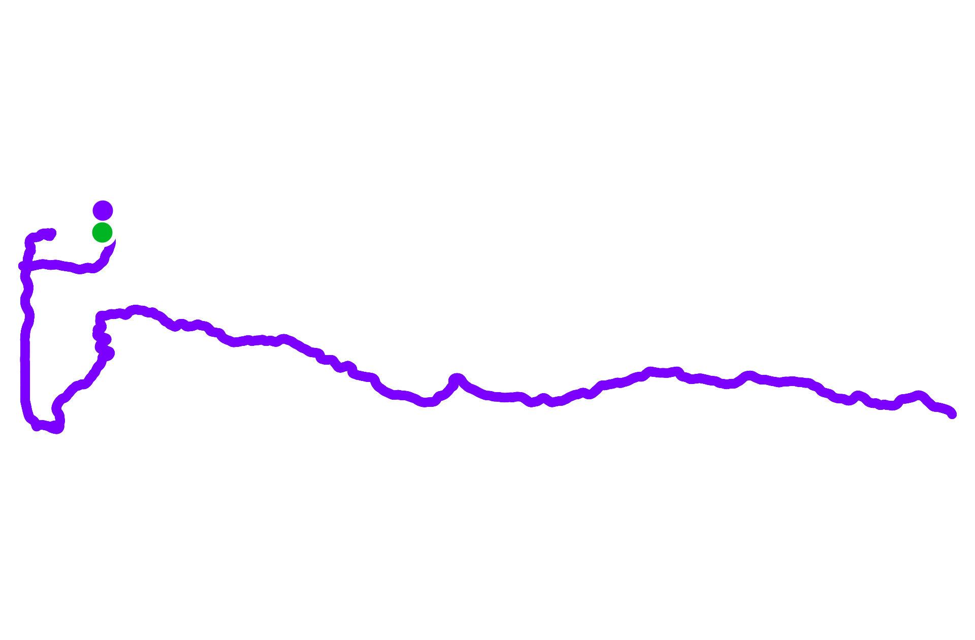 Run route map
