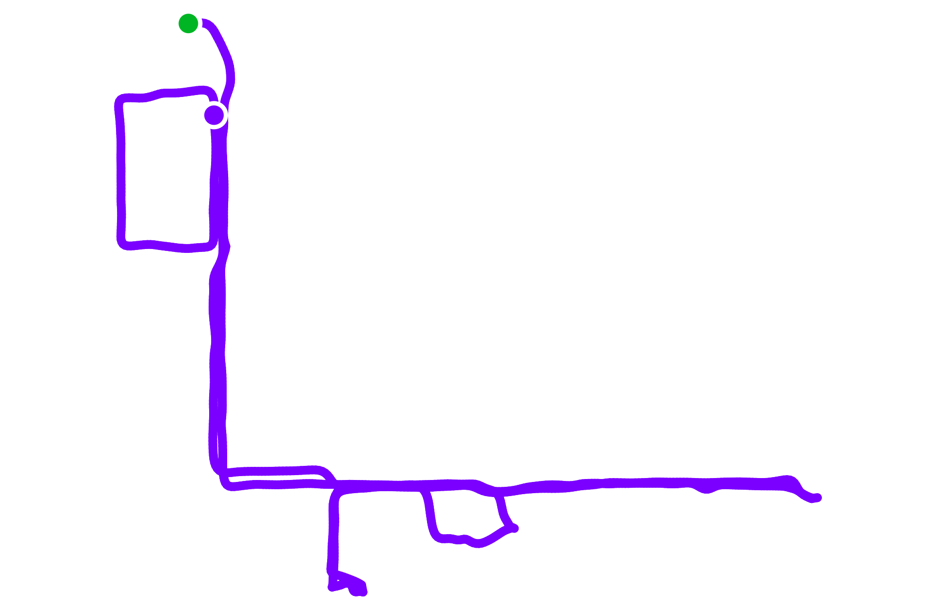 Run route map