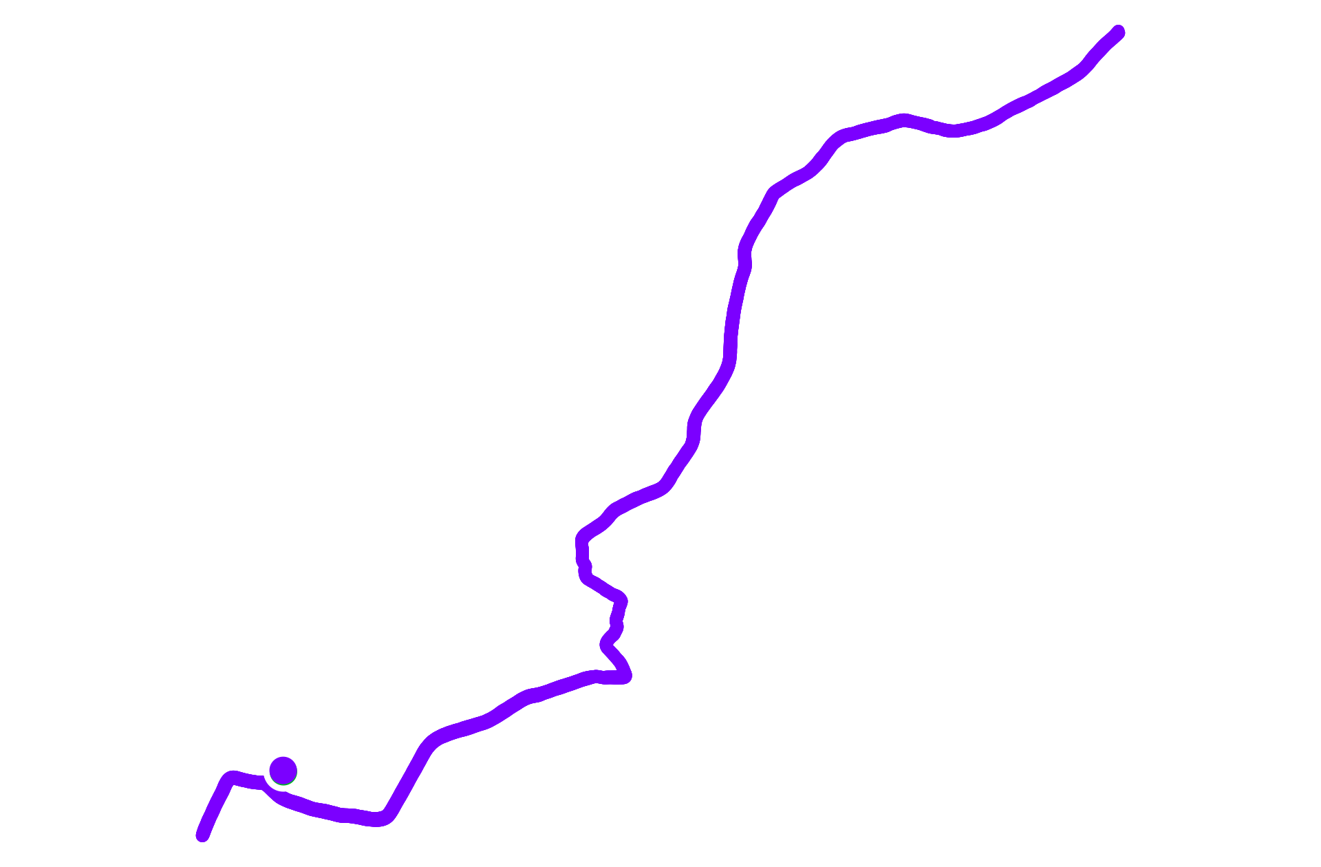 Run route map