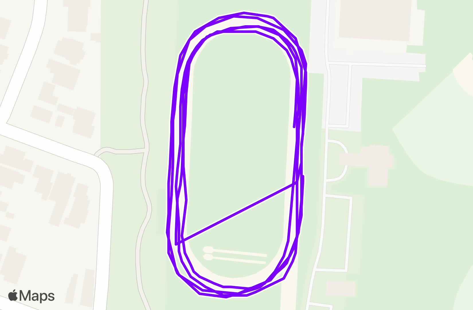 Run route map