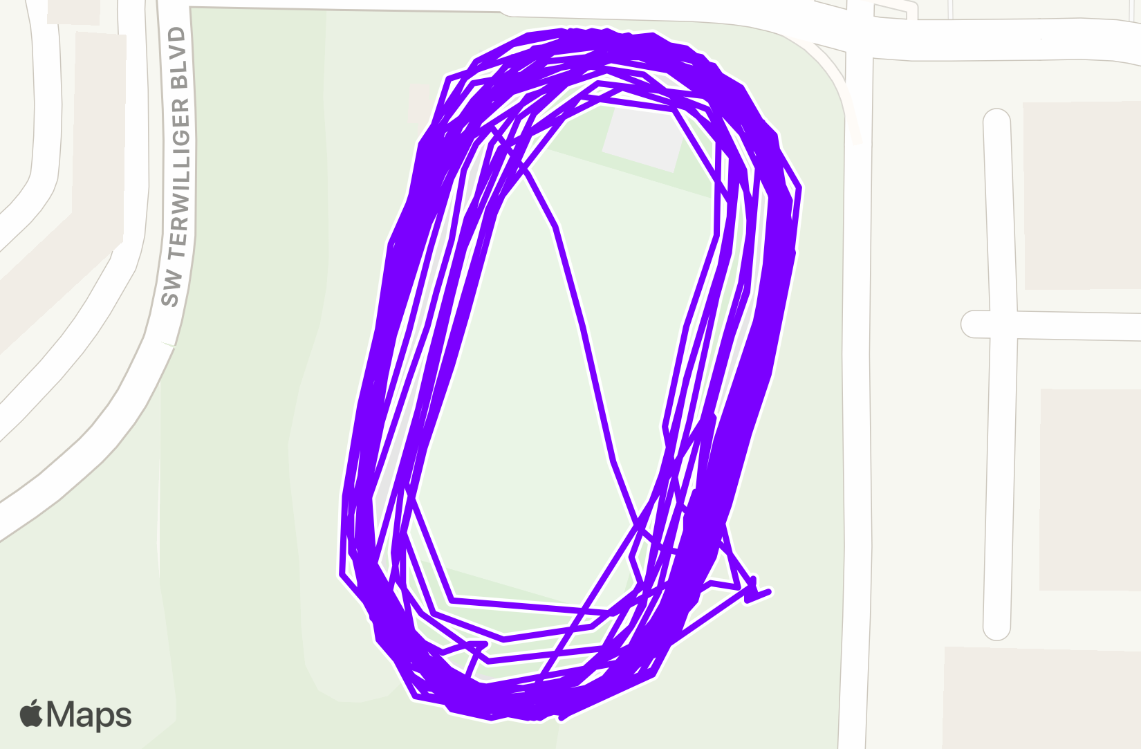 Run route map