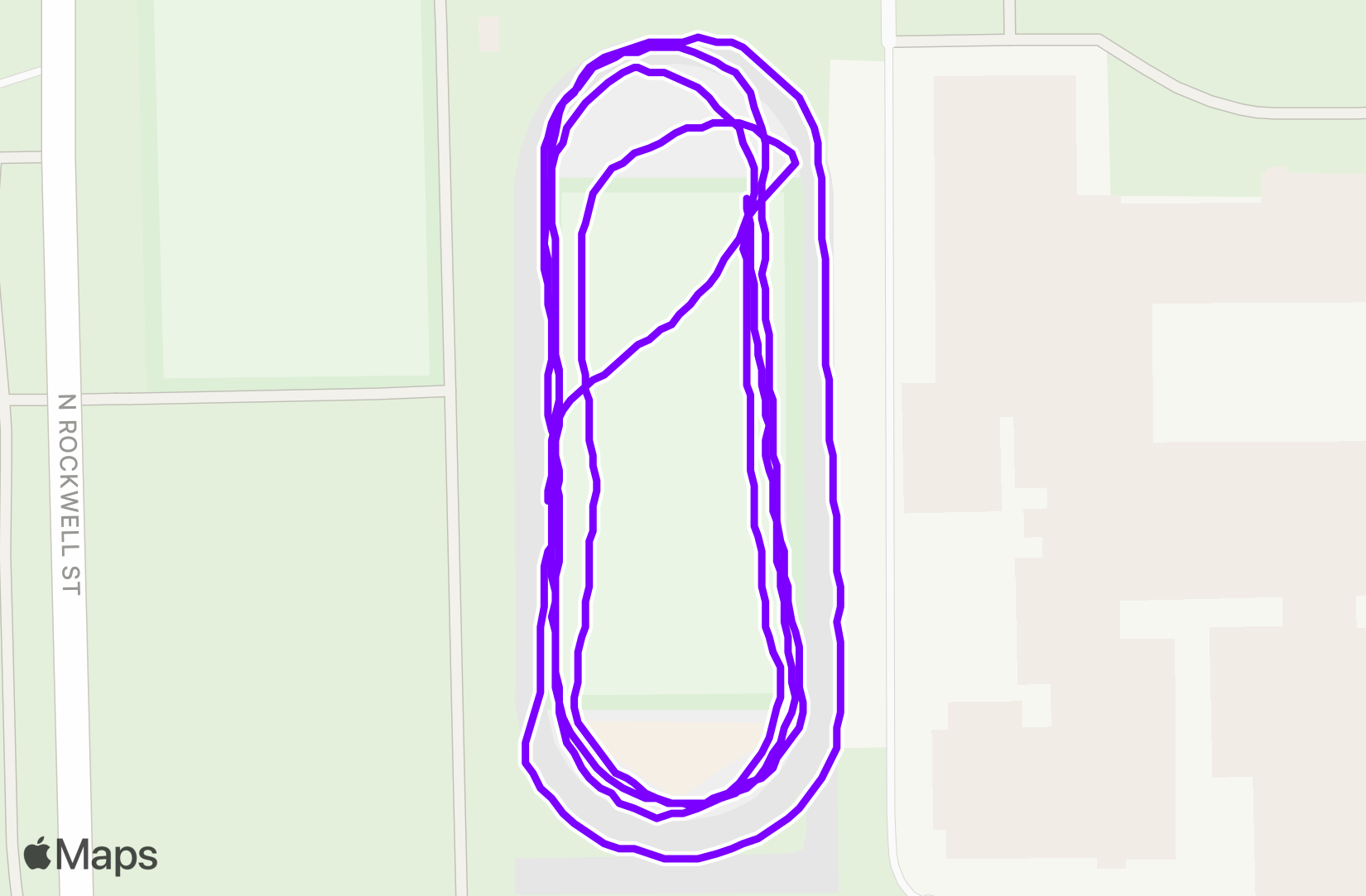 Run route map