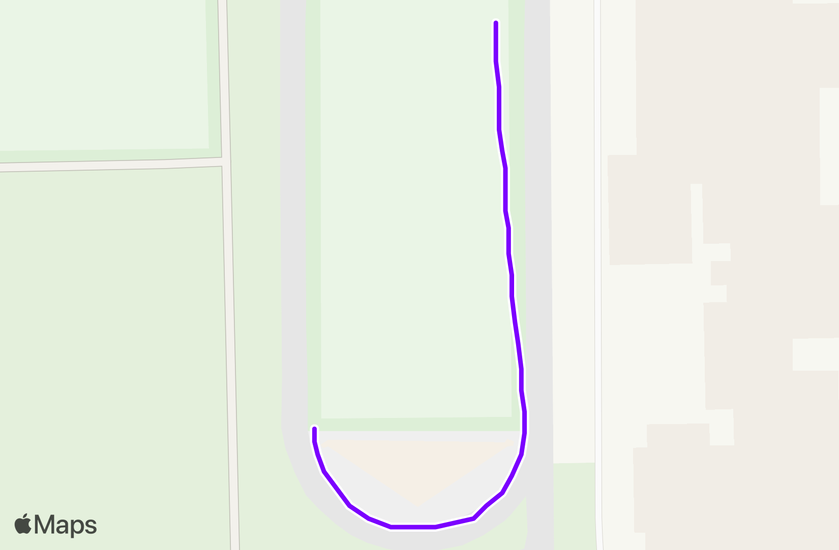 Run route map