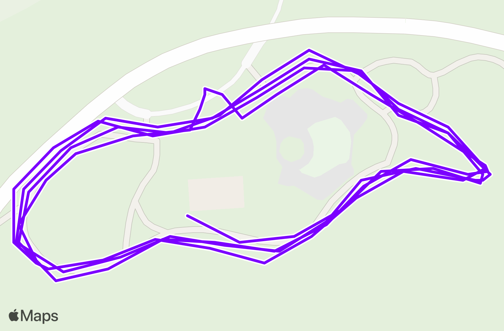 Run route map