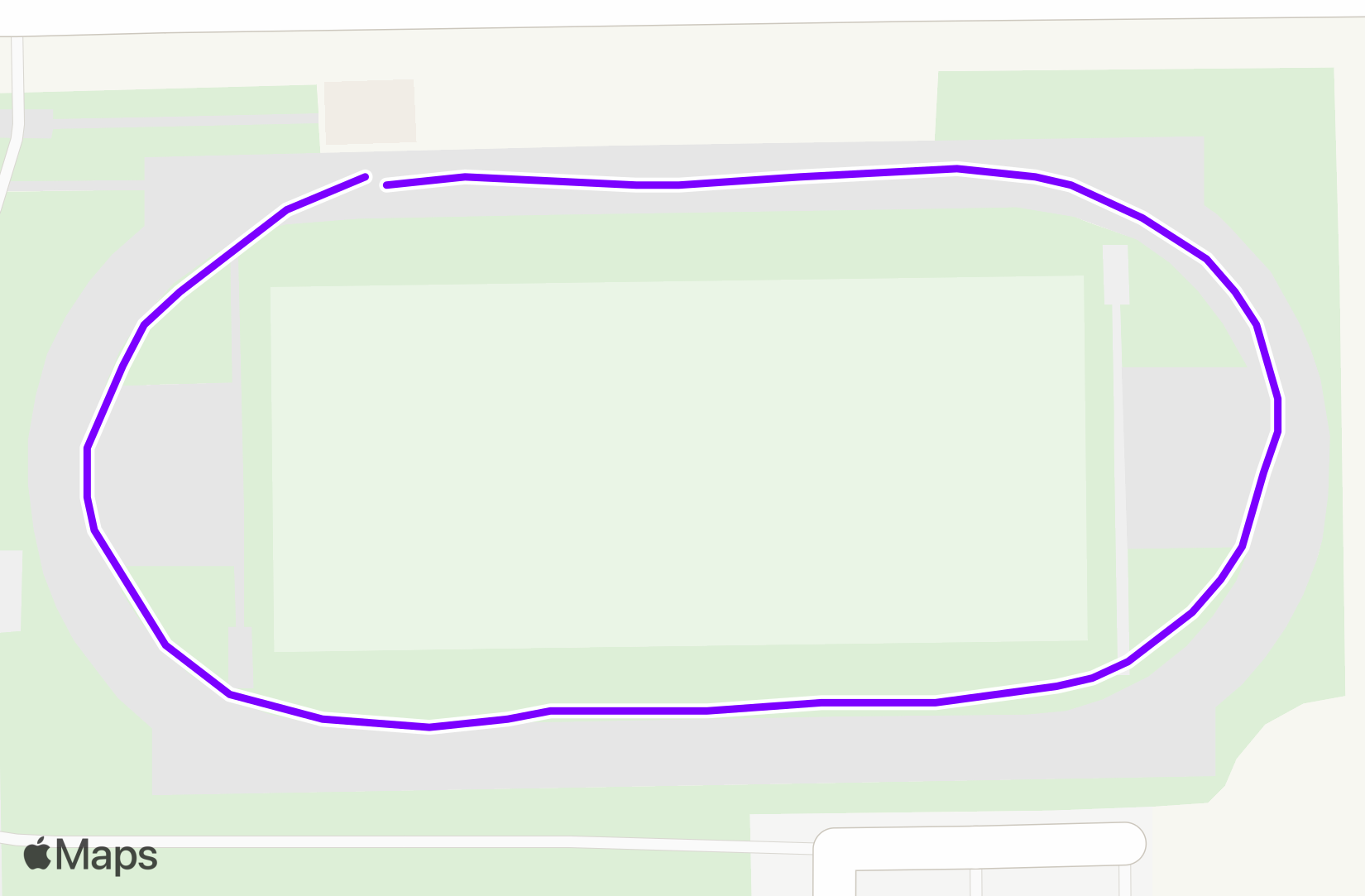 Run route map