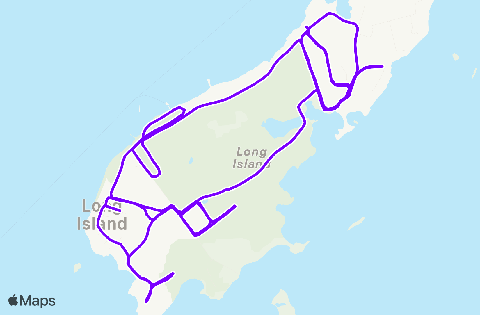 Run route map