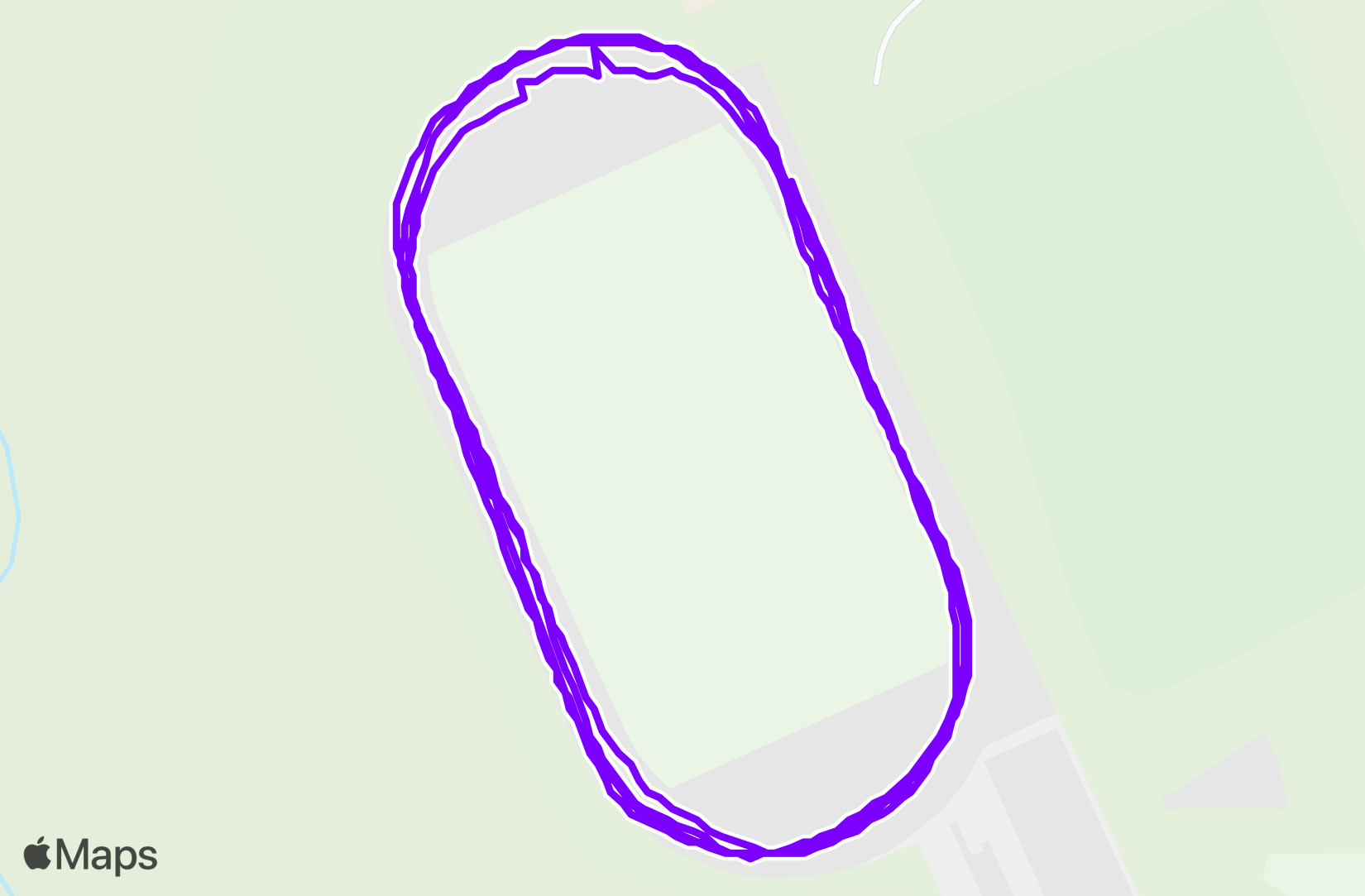 Run route map