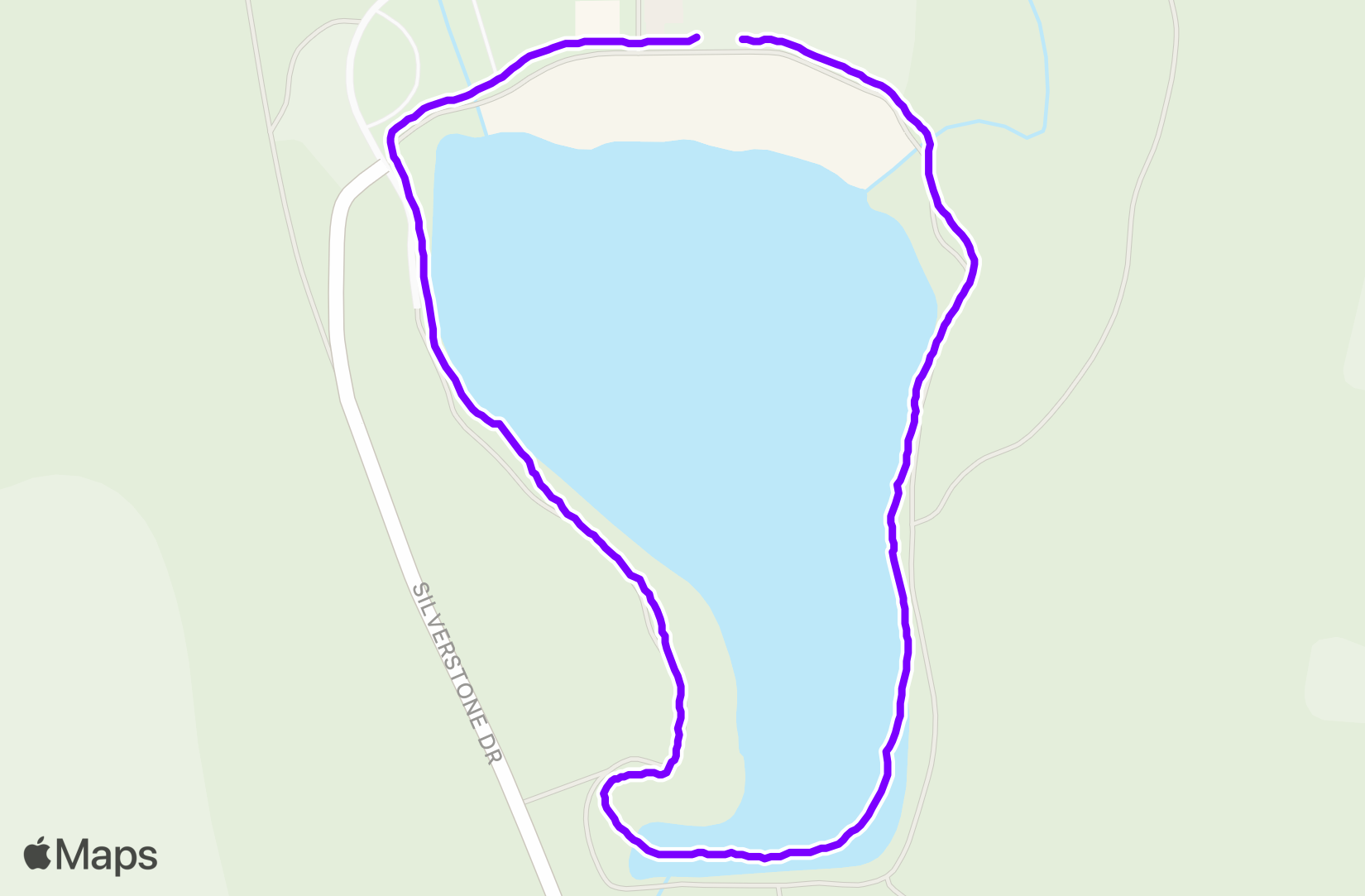 Run route map