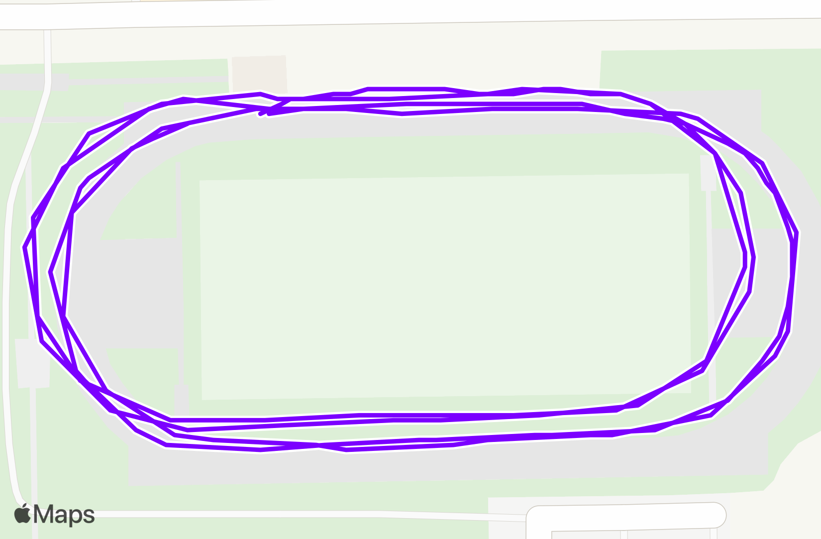 Run route map