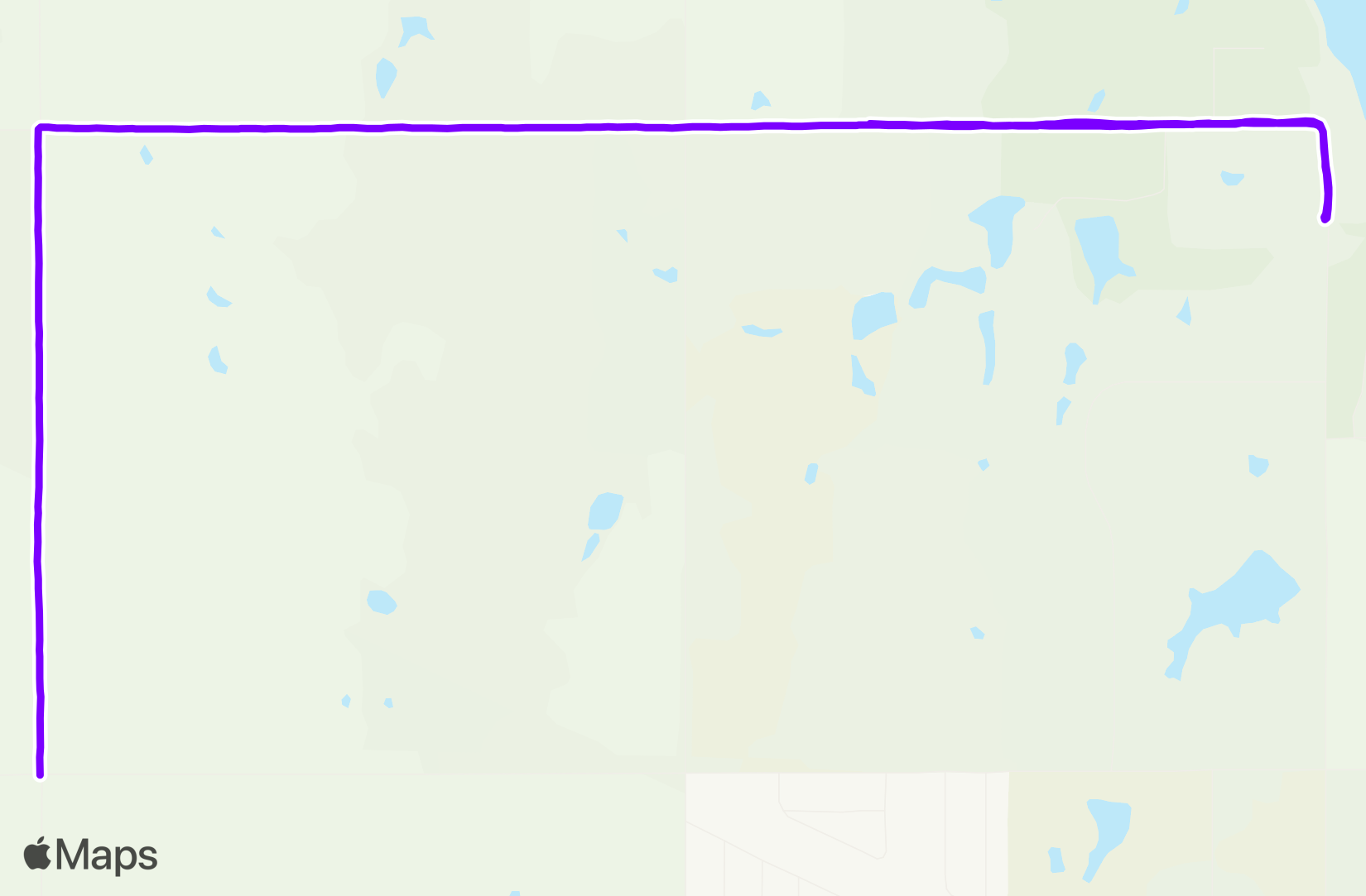 Run route map