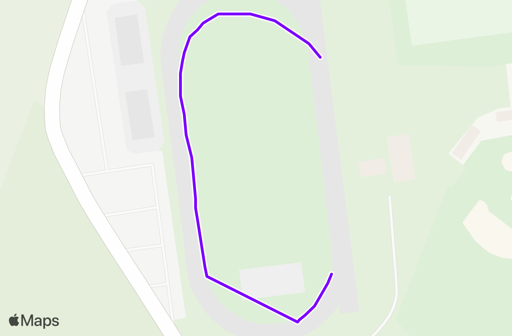 Run route map