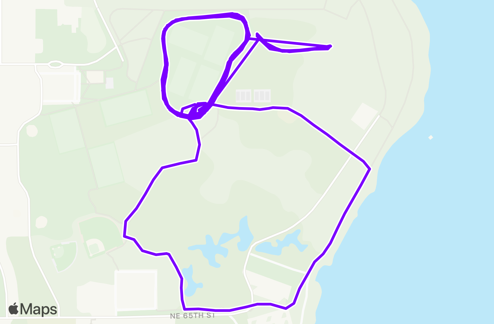Run route map