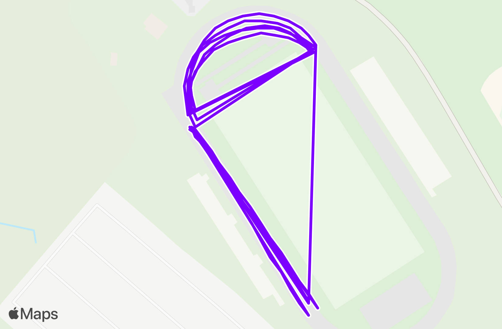 Run route map